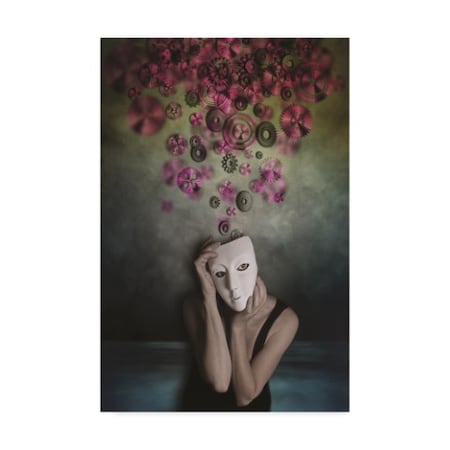 Lucynda Lu 'The Mask' Canvas Art,16x24